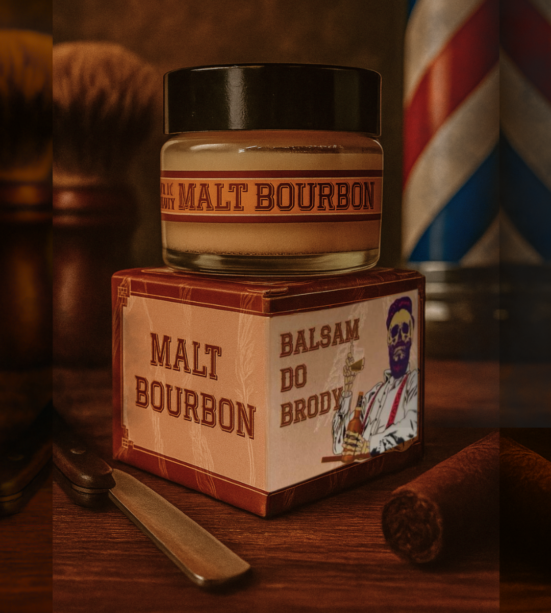 Zestaw Hairless Horseman - Balsam do brody BOURBON + COHIBA WOOD 20ml - obrazek 3